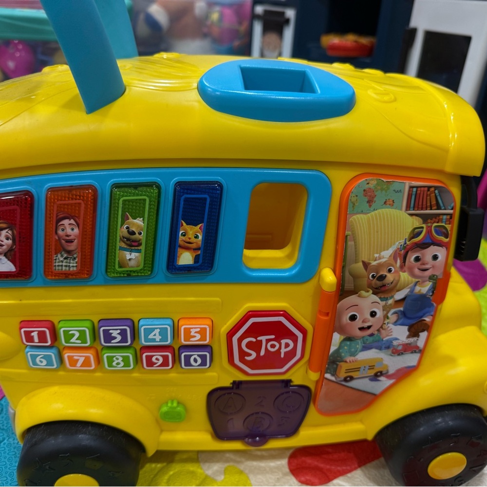 Colorful Toy School Bus